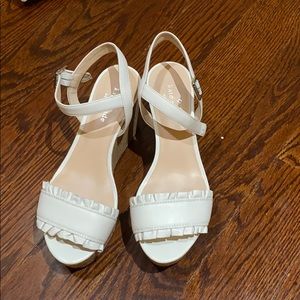 Kate Spade Ruffle Platform Wedges